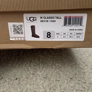 UGG brown tall boots.